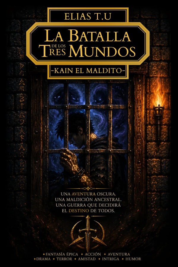 Portada de La Batalla de los Tres Mundos -Kain el maldito-